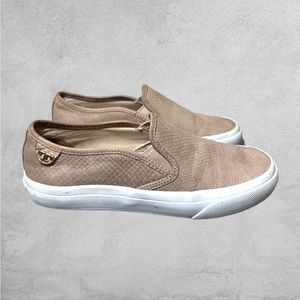 Tory Burch Floyd Leather Slip-on Sneakers